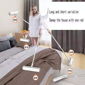 Высококачественная роликовая щетка для удаления шерсти домашних животных, ворса, пыли, шерсти, одежды, ковров, липкая щетка для волос 18 см