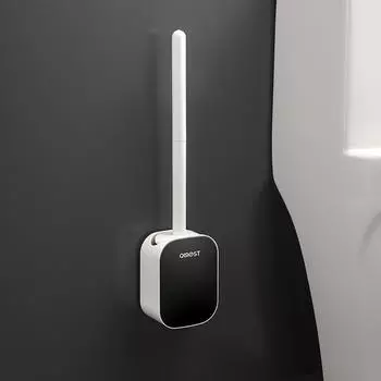 Высококачественная роскошная туалетная щетка для ванной комнаты, настенное крепление, быстрый слив, чистящий инструмент, щетка для чистки, наборы аксессуаров для ванной комнаты серый