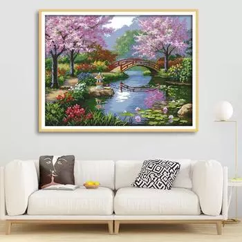 Высококачественная рукодельная забавная вышивка своими руками Венера-Рождение крестиком украшение картина для подарка