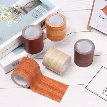 Высококачественная самоклеящаяся лента для ремонта мебели DIY, наклейки на двери с текстурой дерева, водонепроницаемая реалистичная линия плинтуса, украшение для дома 1mm