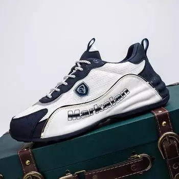 Высококачественная сетчатая обувь для мужчин 2024 года, новое поступление, мужская повседневная обувь, модные удобные дышащие нескользящие мужские кроссовки 39 бежевый