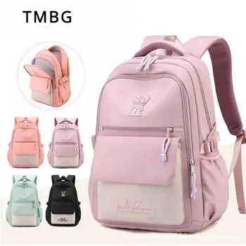 Высококачественная школьная сумка для девочек, нейлоновый рюкзак хорошего качества для учащихся начальной школы 4, 5, 6 классов, милая и милая детская сумка для книг 31*14*45 розовый