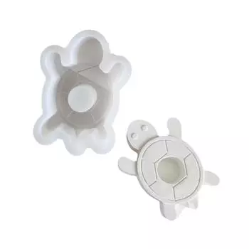 Высококачественная силиконовая форма для подсвечника в форме морской черепахи, идеально подходящая для креативных подарков ручной работы и семейных занятий