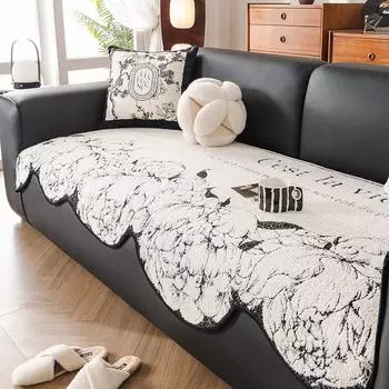 Высококачественная скандинавская подушка для дивана с камелией, подушка для сиденья дивана специальной формы, нескользящая ткань 90*90cm