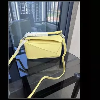 Высококачественная складная сумка-мессенджер Luojia с геометрическим узором шириной 20 см — европейская и американская мода осень/зима 2024 года. Without Logo