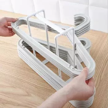 Высококачественная стойка для белья из пластика, вешалка для одежды, вешалка для хранения одежды, вешалка для дома, подвесное хранение белый