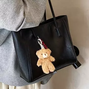 Высококачественная сумка большой вместимости для женщин, новая осенне-зимняя универсальная женская сумка для работы и поездок на работу, сумка-тоут на одно плечо