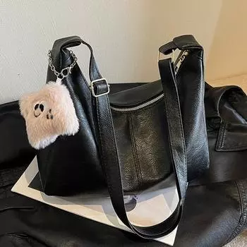 Высококачественная сумка большой вместимости для женщин, новая модная корейская сумка через плечо для женщин, модная ретро-сумка через плечо для женщин