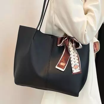 Высококачественная сумка большой вместимости, новая стильная сумка, женская сумка, модная сумка через плечо для поездок на работу, популярная сумка-тоут
