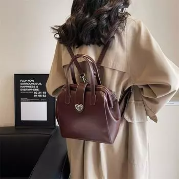 Высококачественная сумка через границу, модная нишевая женская сумка, новинка 2023 года, ретро-текстурный рюкзак большой вместимости