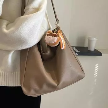 Высококачественная сумка через плечо для женщин, новая сумка-тоут для поездок на работу, модная универсальная сумка для студентов колледжей чёрный