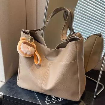 Высококачественная сумка через плечо с нишевым дизайном, женская сумка-тоут для поездок на работу, модная универсальная сумка для студентов колледжей белый