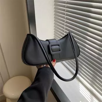 Высококачественная сумка через подмышку женская сумка для поездок на работу на весну и лето универсальная сумка через плечо на одно плечо женская чёрный