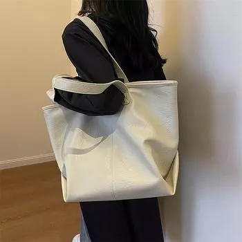 Высококачественная сумка из искусственной кожи, модная женская сумка для ноутбука, большая вместительная сумка-тоут, женские дорожные сумки One Size