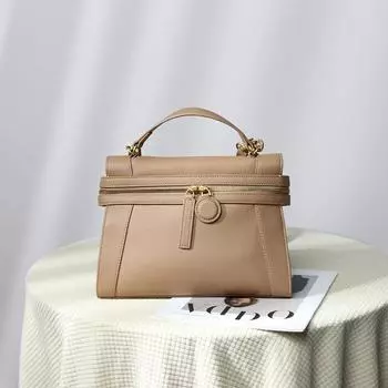 Высококачественная сумка из воловьей кожи через границу, модная дорожная сумка на одно плечо, женская сумка через плечо, новая модель 28x11x20cm чёрный