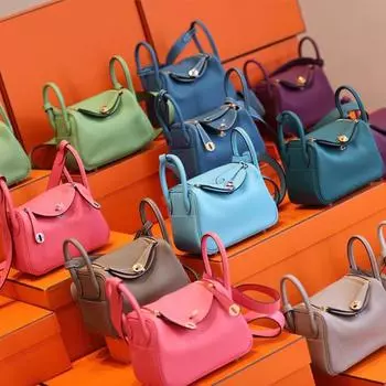 Высококачественная сумка Lindi Bag Mini Top Layer Togo Cowhh Leather Single Shoulder Handheld Crossbody женская сумка Doctor Bag Crossbody 19x10.5x14cm амазонка