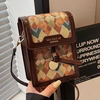 Высококачественная сумка-мешок для женщин, модная ретро-сумка-мессенджер, женская иностранная универсальная сумка через плечо хаки