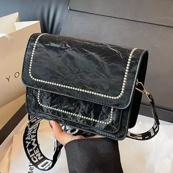 Высококачественная сумка Niche, женская модная универсальная маленькая квадратная сумка, женская сумка-мессенджер через плечо Niche розовый