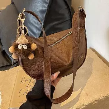 Высококачественная сумка Niche женская широкополосная сумка-мессенджер женская ретро универсальная сумка-пельмень на одно плечо женская