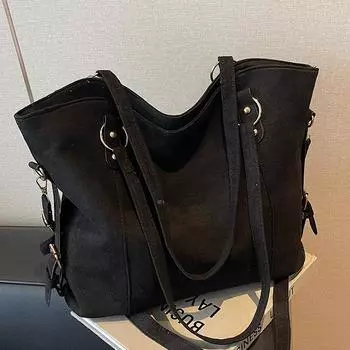 Высококачественная сумка-ведро осень-зима, новая сумка-тоут из мягкой кожи в стиле ретро, женская сумка на одно плечо для женщин