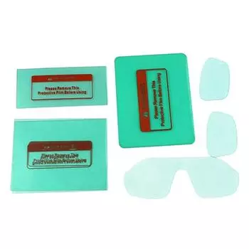 Высококачественная сварочная маска с защитой от брызг и защитной пленкой из поликарбоната, упаковка из 5 шт. 97*50MM