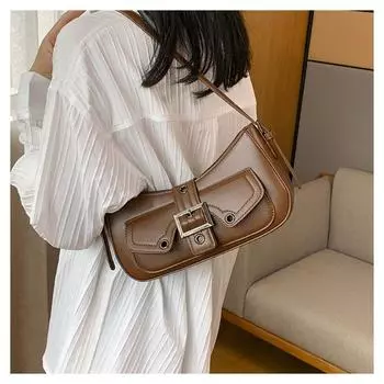 Высококачественная текстура, маленькая квадратная сумка, женский дизайн, Sense, новая, милая, крутая, сумка через плечо Spice Girl, нишевая, на одно плечо, подмышечная сумка (20cm<Max Length<30cm)