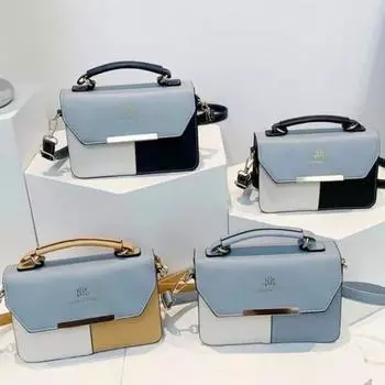 Высококачественная текстурная сумка через границу для женщин, новинка 2024 года, модная цветная контрастная сумка с текстурой, сумка через плечо, сумки