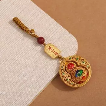 Высококачественная тыква брелок для автомобиля подвеска для женщин мужчин креативный россыпной золотой безопасный тыква брелок сумка подвески телефон цепочка подарки