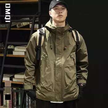 Высококачественная уличная куртка с тремя защитными свойствами, мужская, большого размера, пальто-тренч, мужская куртка M