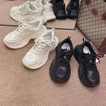 Высококачественная универсальная обувь для папы, женская обувь ins tide 2024, начало осени, новая интернет-знаменитость, легкая спортивная обувь для папы, женская обувь 35