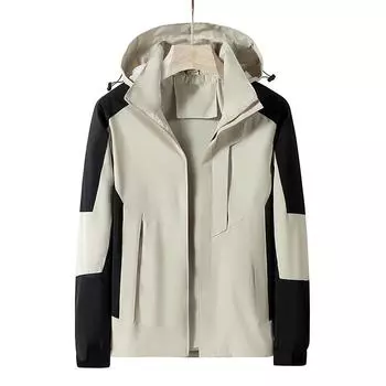 Высококачественная весенне-осенняя новая уличная куртка для пар с капюшоном, водонепроницаемая дышащая уличная повседневная куртка, тренчкот для мужчин 2XL