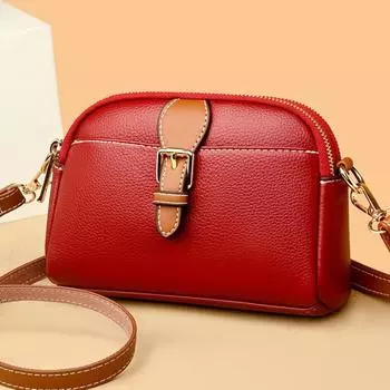 Высококачественная женская маленькая сумка 2023 года, новая модная и трендовая сумка для телефона, многослойная, большая вместимость, сумка через плечо на одно плечо, женская сумка