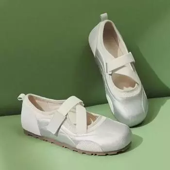 Высококачественная женская обувь, базовые женские туфли на плоской подошве, повседневные туфли на плоской подошве для женщин с круглым носком и мягкой подошвой, женская обувь Mujer 34 покинуть белый