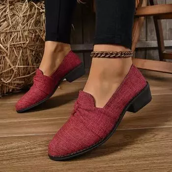 Высококачественная женская обувь, женские туфли на высоком каблуке, модные повседневные туфли с острым носком, женские новые туфли на однотонном каблуке больших размеров для женщин 36