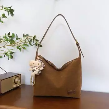 Высококачественная женская сумка через плечо с матовым леопардовым принтом - повседневный стиль в стиле ретро without pendant чёрный