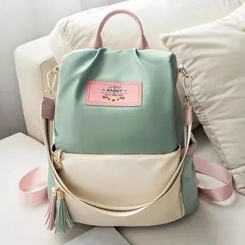 Высококачественная женская сумка через плечо, женский рюкзак большой вместимости, женская цветная сумка-тоут, женские рюкзаки через плечо чёрный