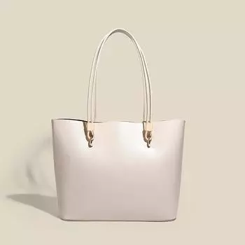 Высококачественная женская сумка, модная осенне-зимняя, универсальная, большая вместительная сумка через плечо и подмышку для поездок на работу белый