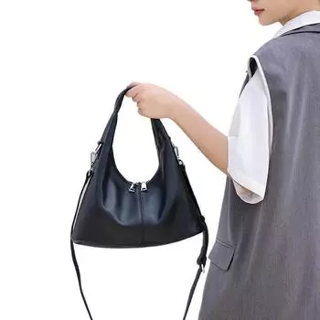 Высококачественная женская сумка, новая роскошная сумка-хобо из натуральной кожи, маленькая сумка через плечо, модная сумка