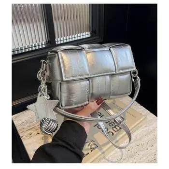 Высококачественная женская сумка ручной работы, новинка лета 2024, модная повседневная сумка через плечо, нишевая трендовая сумка через плечо