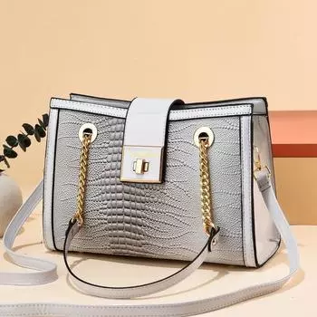 Высококачественная женская сумка с цепочкой, модный тренд, новый стиль, женская сумка через плечо, женская сумка через плечо для мам 30x11x31cm