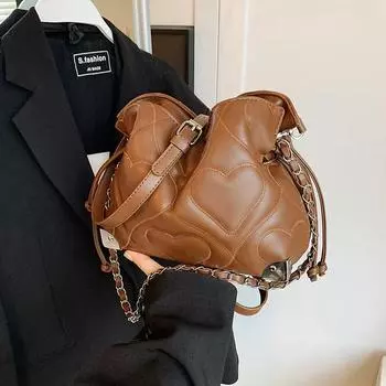 Высококачественная женская сумка-ведро в стиле ретро Майяр Фэн-шуй, элегантная и современная, универсальная сумка через плечо