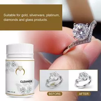 Высококачественное 50 мл чистящее средство для ювелирных изделий, универсальное чистящее средство для дезинфекции C7K9 50ml-1pcs