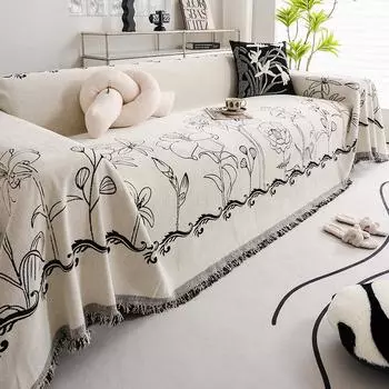 Высококачественное диванное полотенце, чехол для дивана из синели, все включено, подушка для дивана с полным покрытием, универсальное четырехсезонное одеяло для дивана 180*130cm