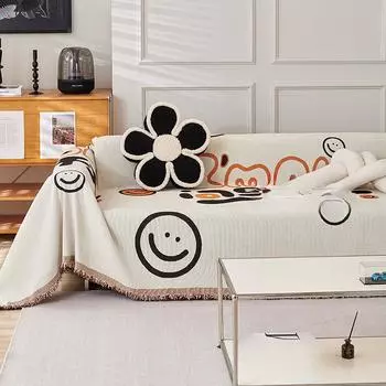 Высококачественное диванное полотенце из синели, ткань для чехла на диван, универсальное одеяло для дивана Four Seasons, двусторонняя подушка в наличии 180*130cm