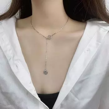 Высококачественное круглое фирменное ожерелье с буквами для женщин, колье-чокер, ниша, цепочка на ключицу