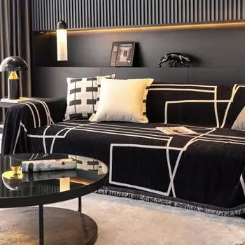 Высококачественное модное полотенце из синели для дивана, универсальное полотенце на четыре сезона, нескользящее простое универсальное полотенце на спинку 180*130cm