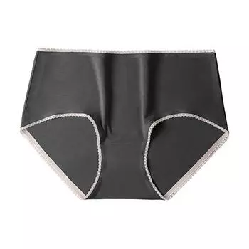 Высококачественное нижнее белье из чистого хлопка, антибактериальное нижнее белье, женское нижнее белье, эластичное бесшовное нижнее белье, цельные треугольные брюки M