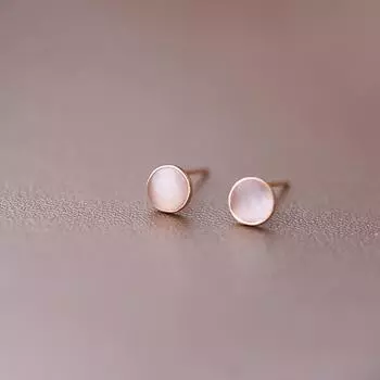 Высококачественное ощущение сережек с камнем кошачий глаз, простые и простые, для сна без снятия, тренд