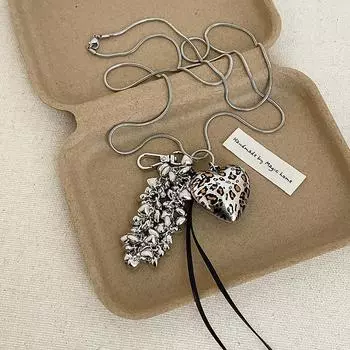 Высококачественное ожерелье с бахромой и леопардовым принтом, женское, уникальное, изысканное, универсальное, на шею, на свитер