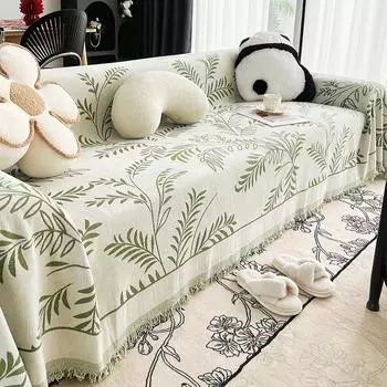 Высококачественное полотенце для дивана из шенилла, чехол на все времена, универсальная подушка «кошачья лапка», устойчивая к пятнам, нескользящее одеяло 110*110cm